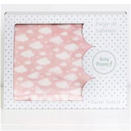 Baby Happy Bh21419 Sheet Set Rosa