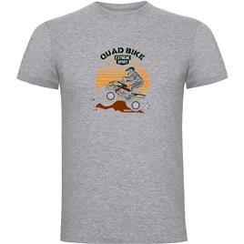 Kruskis Quad Bike Short Sleeve T-shirt Cinzento 2XL Homem