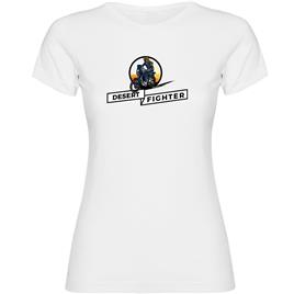 Kruskis Desert Fighter Short Sleeve T-shirt Branco 2XL Mulher