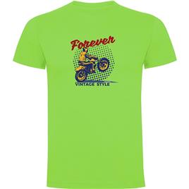 Kruskis Forever Vintage Short Sleeve T-shirt Verde 3XL Homem