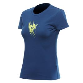 Dainese Tarmac Short Sleeve T-shirt Azul M Mulher