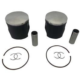 Wossner Ski-doo K7047da-2 Piston Kit Prateado