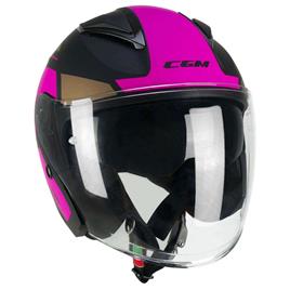 Cgm 136g Dna Galaxy Open Face Helmet Rosa 2XL