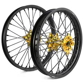 Holeshot 2.15x19`` 1.60x21`` Suzuki 05-24 Rm-z450 07-24 Rm-z250 Rim Preto 2.15 / 1.60 / R19/R21