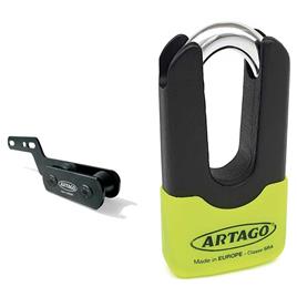 Artago K103 Lock Support+69x Kawasaki Z900 Disc Lock Amarelo