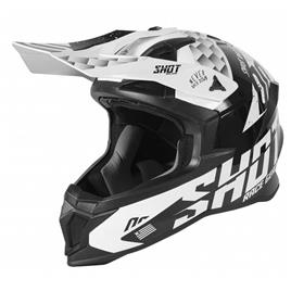 Shot Lite Rush Motocross Helmet Branco XS