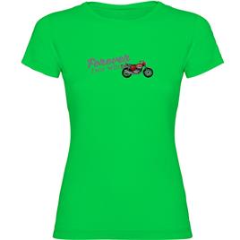 Kruskis Forever Short Sleeve T-shirt Verde 2XL Mulher
