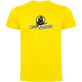 Kruskis Desert Fighter Short Sleeve T-shirt Amarelo S Homem