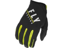 Fly Racing Windproof Lite Short Gloves Amarelo L