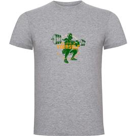 Kruskis Believe Short Sleeve T-shirt Cinzento 3XL Homem
