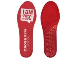 Footgel Crossgym Insole Vermelho EU 35-38 Homem