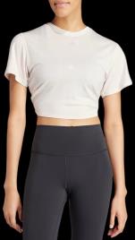 Adidas Yoga St Wrap Short Sleeve T-shirt Roxo L Mulher