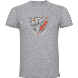 Kruskis Karate Short Sleeve T-shirt Cinzento XL Homem
