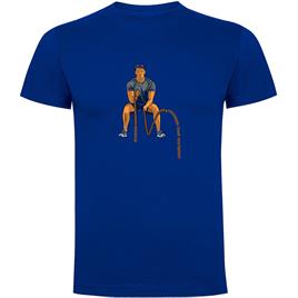 Kruskis Crossfit Ropes Short Sleeve T-shirt Azul 3XL Homem