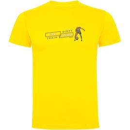 Kruskis Kettleball Short Sleeve T-shirt Amarelo 2XL Homem
