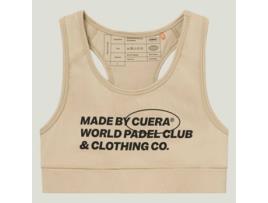 Cuera Sports Bra Beige S Mulher