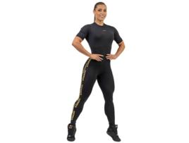 Nebbia Workout Intense Focus Gold Jumpsuit Preto L Mulher