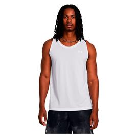 Under Armour Launch Sleeveless T-shirt Branco M Homem