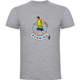 Kruskis Runner Short Sleeve T-shirt Cinzento 2XL Homem