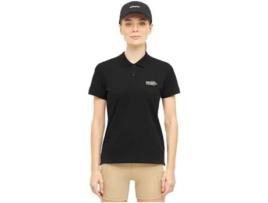 Cuera Short Sleeve Polo Preto 2XL Mulher