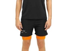 Cuera Short Sleeve Polo Preto L Homem