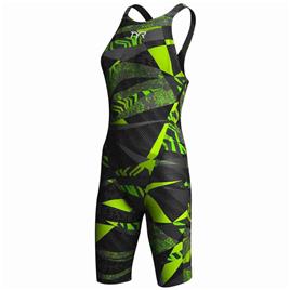 Tyr Avictor Prelude Open Back Competition Swimsuit Verde UK 27 Mulher