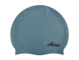 Swimtech Silicone Swimming Cap Azul