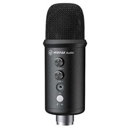 Mirfak Tu1 Usb Combo Camcorder Microphone Prateado