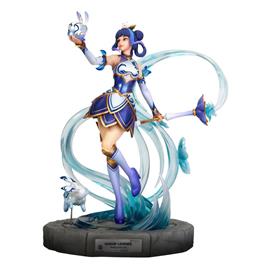 Beast Kingdom Toys Master Craft Porcelain Lux 42 Cm League Of Legends Statue Azul