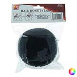 Esponja de Espuma para o Cabelo  Donut - Preto