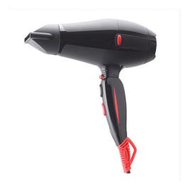 Secador de Cabelo  Iónico Compacto Preto Vermelho 2000W