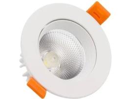 Foco Downlight LED PRISMICA DOWN3415_7481 (Branco - Alumínio - 9W)