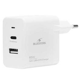 Bluestork Ultracompact 65w Usb-c Wall Charger Transparente