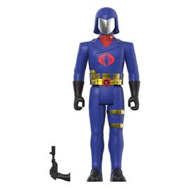 Super 7 Gi Joe Cobra Commander Toy Colors Figure Reaction Azul