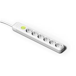 Famatel 3 M 2518/3 Power Strip 6 Outlets With Switch Prateado