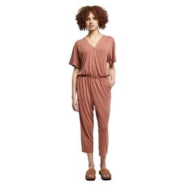 Urban Classics Modal Jumpsuit Castanho 4XL Mulher