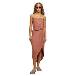 Urban Classics Viscose Sleveless Long Dress Laranja 3XL Mulher