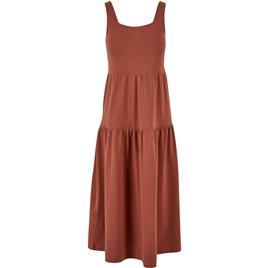 Urban Classics Valance Summer Sleveless Long Dress Castanho 2XL Mulher