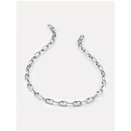Guess Jumn02124jwstt U G Stripes Necklace Prateado  Homem