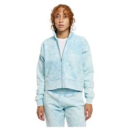 Urban Classics Oversized Towel Washed Full Zip Sweatshirt Azul 3XL Mulher