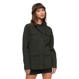 Superdry St Tropez M65 Denim Jacket Verde S Mulher