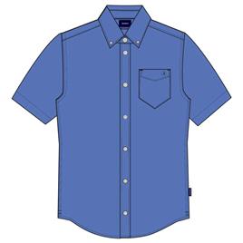 Sea Ranch Toulon Short Sleeve Shirt Azul L Homem