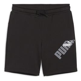 Puma Power Graphic B Sweat Shorts Preto 11-12 Years Rapaz