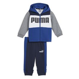 Puma Minicats Colorblock Jogger Fl Set Azul 12-24 Months Rapaz