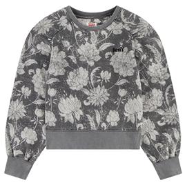 Levi´s ® Kids Discharge Meet&greet Sweatshirt Cinzento 8 Years Menina