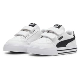 Puma Court Classic Vulc Fs V Infant Trainers Branco EU 23 Rapaz