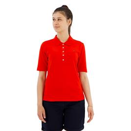 Tommy Hilfiger 1985 Reg Pique Short Sleeve Polo Vermelho XS Mulher