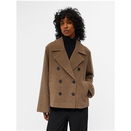 Object Keily Short Jacket Castanho 38 Mulher
