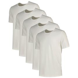 Boss Authenti Short Sleeve Base Layer 5 Units Branco XS Homem