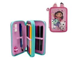 Kids Licensing Gabby´s Dollhouse Pencil Case Rosa  Homem